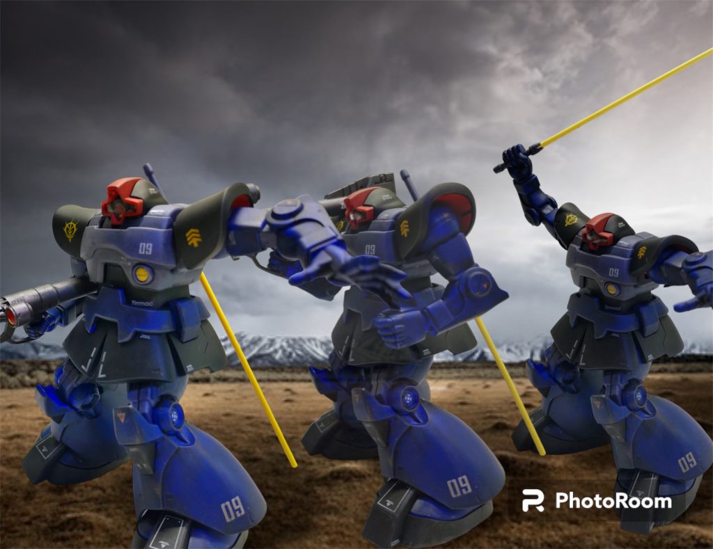 おまけの蒼い三連星!以上です。ご覧いただきありがとうございました😊