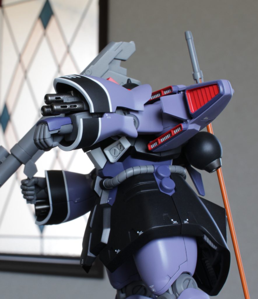 ビームガトリングのバレル部を開口してみました。