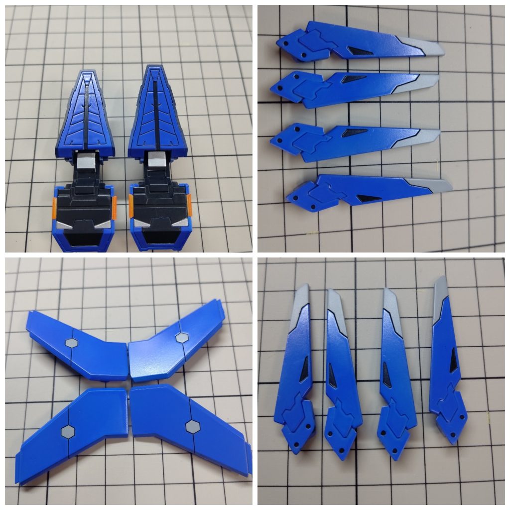 写真はほんの一部ですが塗り分け箇所です。普段はサボり気味の足裏を塗り分けました。