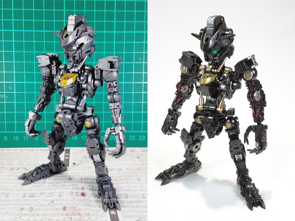 シリンダーを塗装するだけでも印象変わるんじゃないですかね