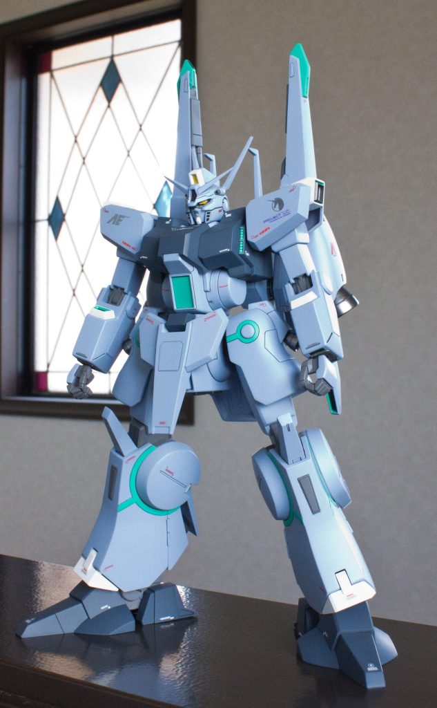 個人的にはこれ神キットでした!!作る前はあんまりピンと来てなかったんですが組み上げてみたら文句なしに格好いいし、後ハメ加工が超面倒くさかった頭部もアニメイメージそのものでした!!