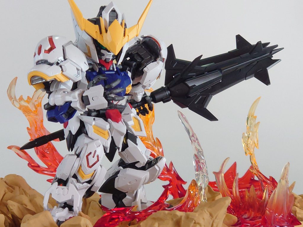 パチ組でここまでカッコイイSDが作れる時代かと思うといい時代になりました