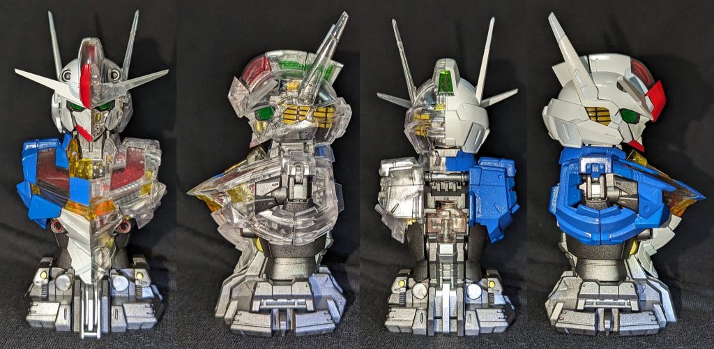 今回の外装の2色分けは濃淡弱めにしてます