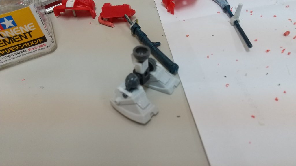 胴体内部はこんな感じ。