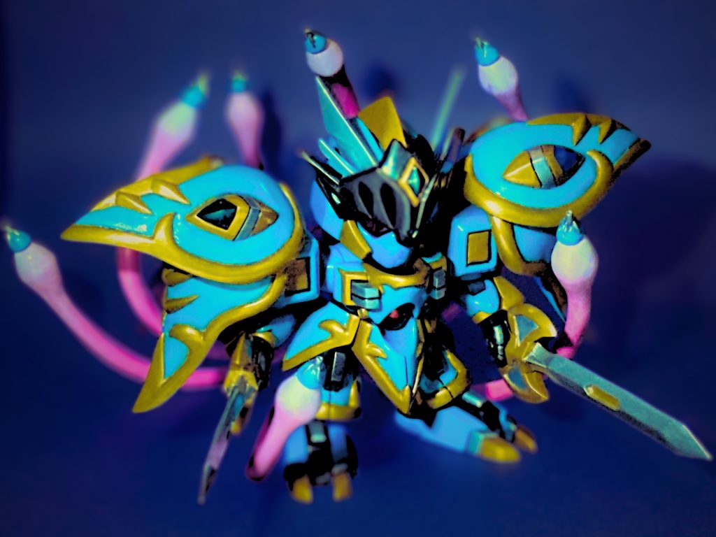 騎士ゼノンマンサ［エビルモード］（ファンネルエフェクト追加）–4枚目/制作者：ザビロニア帝国