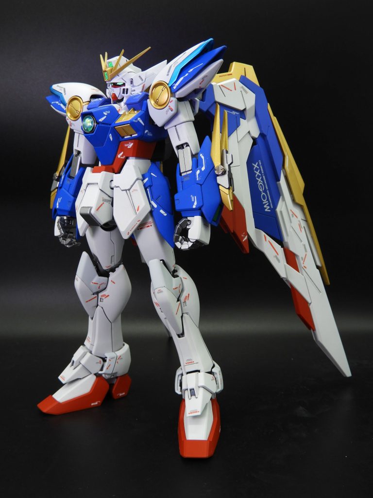 MG ウイングゼロEW ver.Kaの水転写デカールを使用しました。