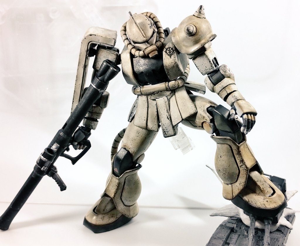 ザク　ホワイトオーガー–2枚目/制作者：梵人