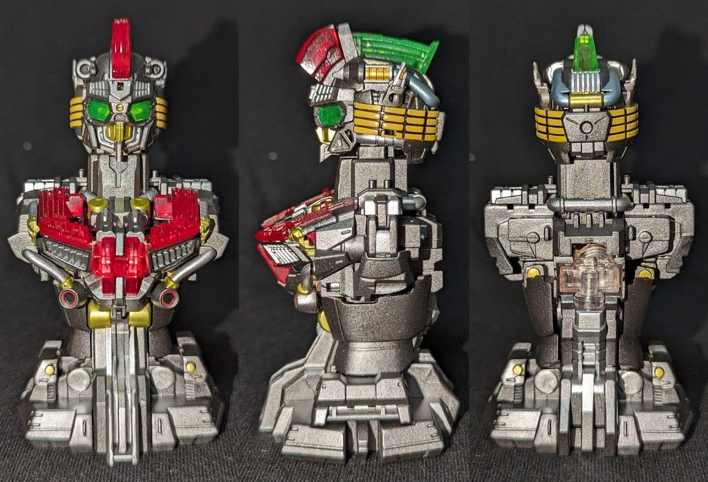 内部メカ三面図、ちょっと怖いいつものように塗り分け頑張りました