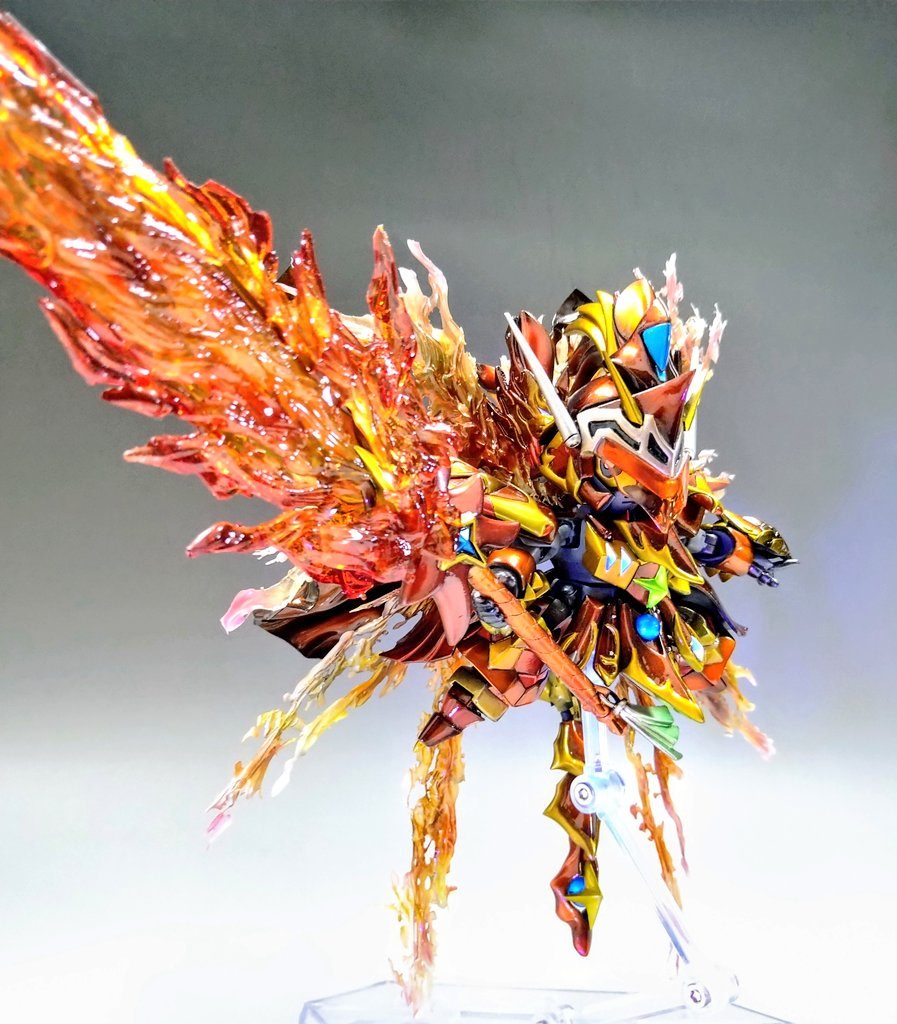 スペリオルロードガンダムMK-Ⅲ　真　不死鳥の鎧　装備　(騎士ガンダム　不死鳥の鎧装備)–3枚目/制作者：@umbrell69074664