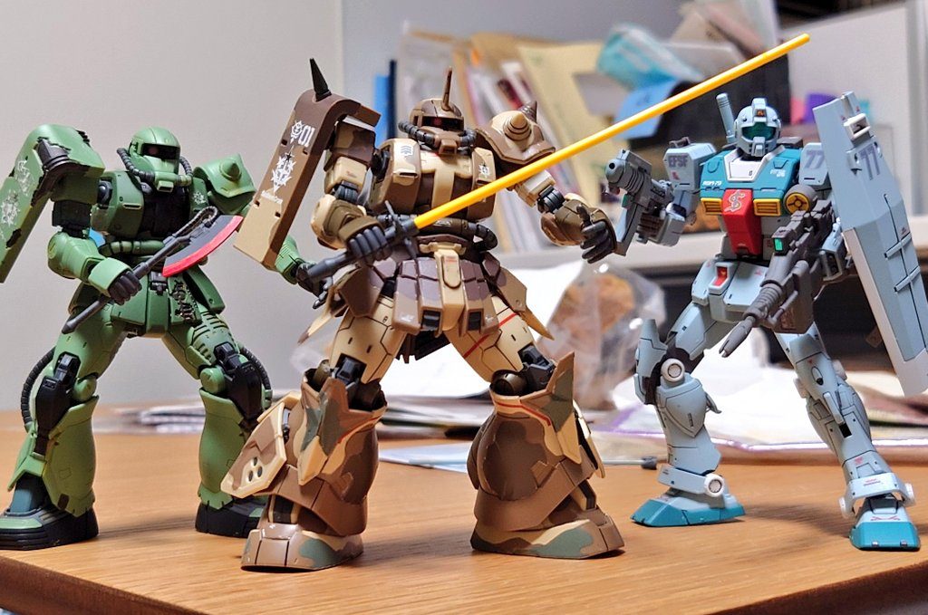 HG高機動型ザクⅡ地上用(エグバ機)–5枚目/制作者：隠れ蓑