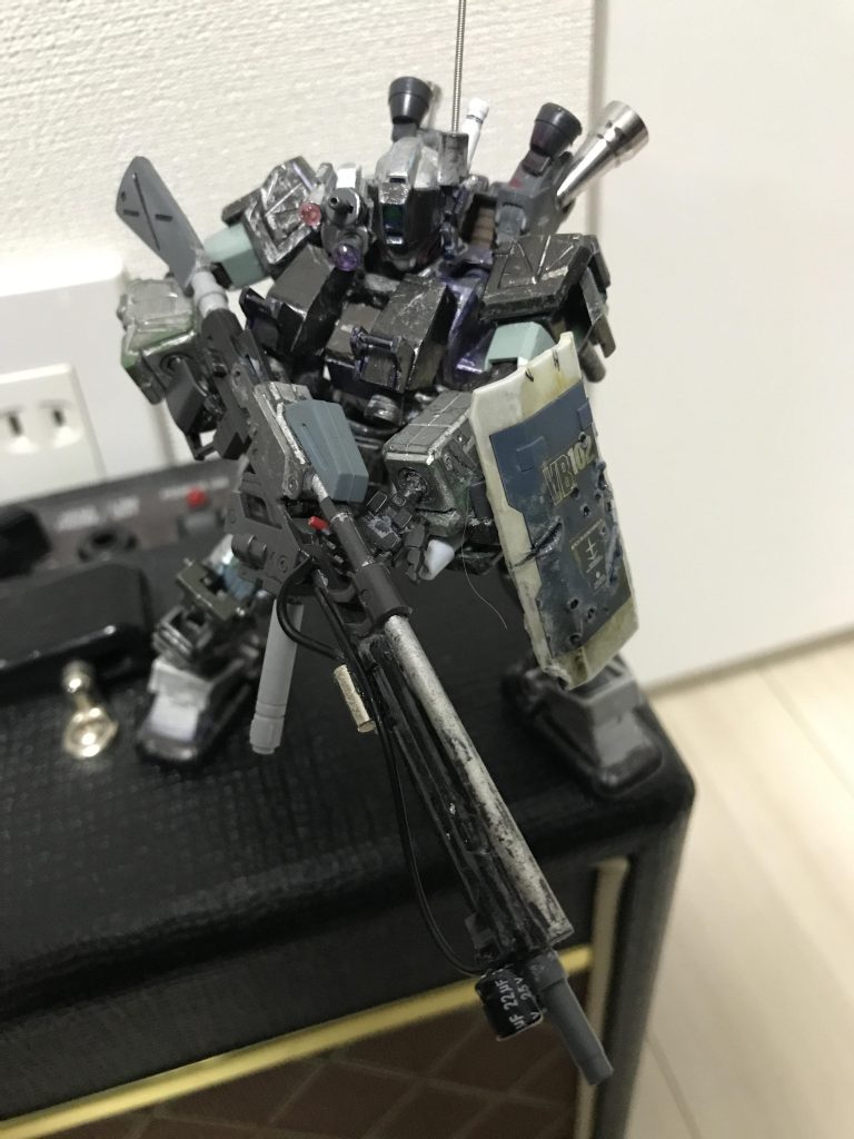 色々動線やジャンクパーツを組み合わせてビームマシンガンも作ってみました‼︎ 