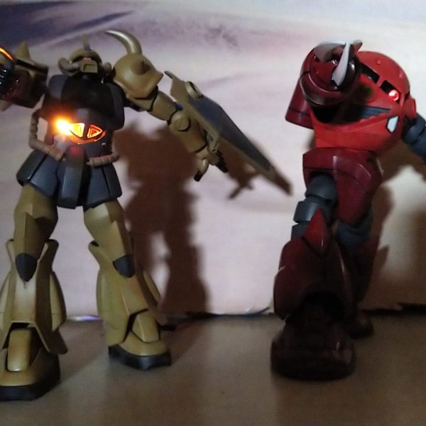 ズゴｯクとグフの揃い踏み