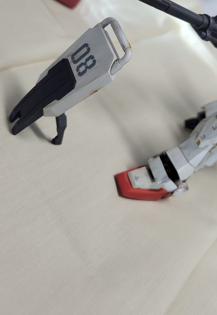 ランナーから切り出しただけでウォッシングからのウェザリングカラーです。サビ感出ました。 