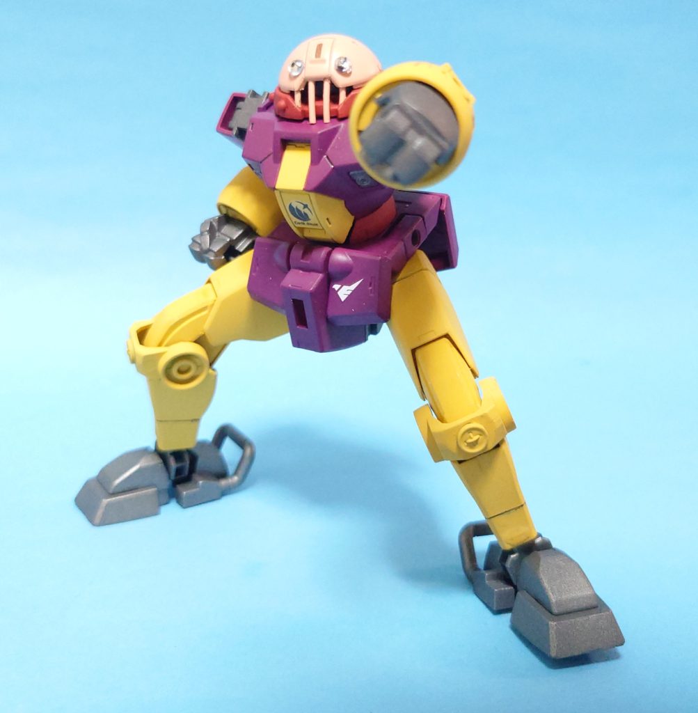 実は腹部のコックピットも残っていて、いざという時はチュチュ先輩が操縦しているので格闘戦になると無類の性能を誇ります。