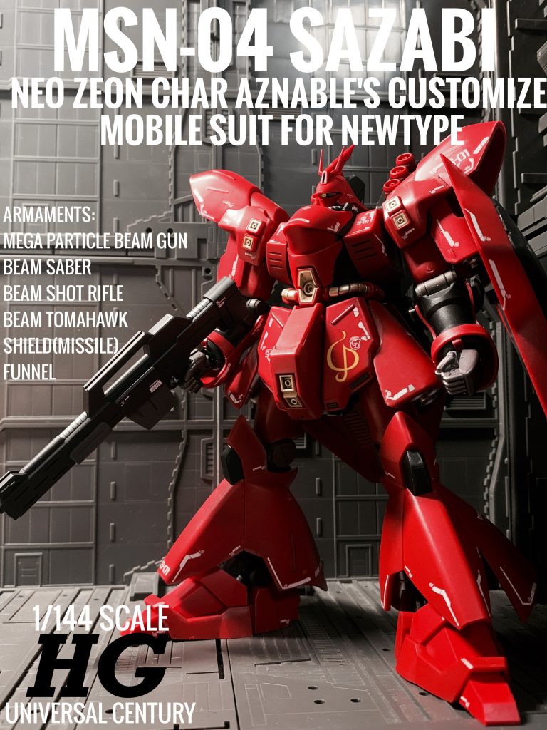 トプ画の全体版で〆。カラーレシピゴールド部:ガンダムマーカーイエローゴールドシルバー部:ガンダムマーカーシャインシルバー、タミヤエナメルクロムシルバーハンドパーツ:ガンダムマーカーヘビーガンメタリックグレー部:タミヤエナメルジャーマングレー