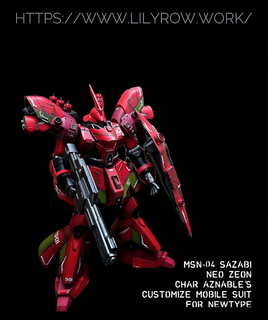 HG サザビー オリジナルカラー–5枚目/制作者：YuuWorkShop