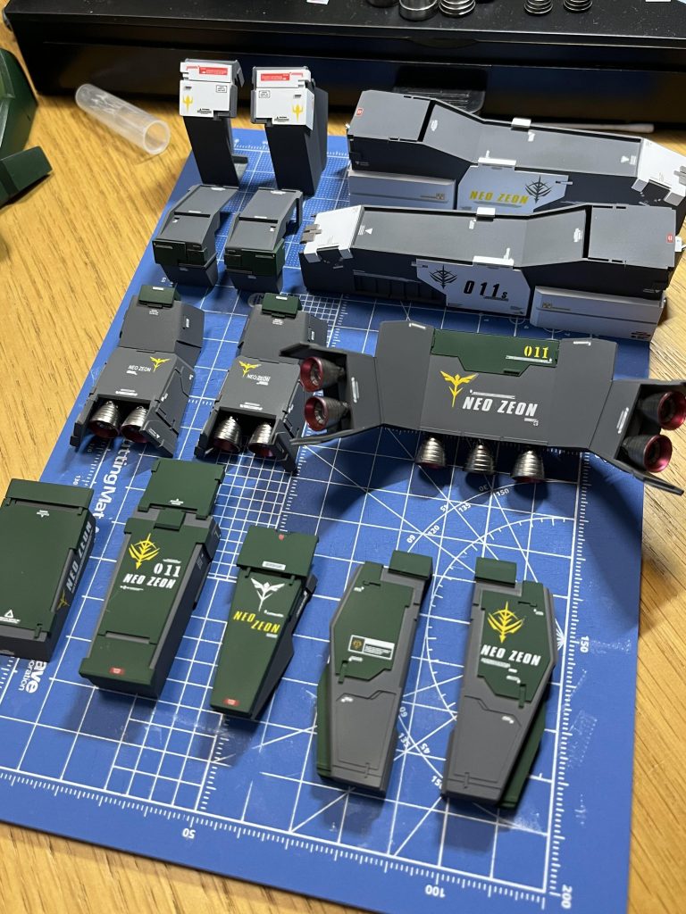 マスキングでの塗り分け、デカールワーク、楽しかった思い出。