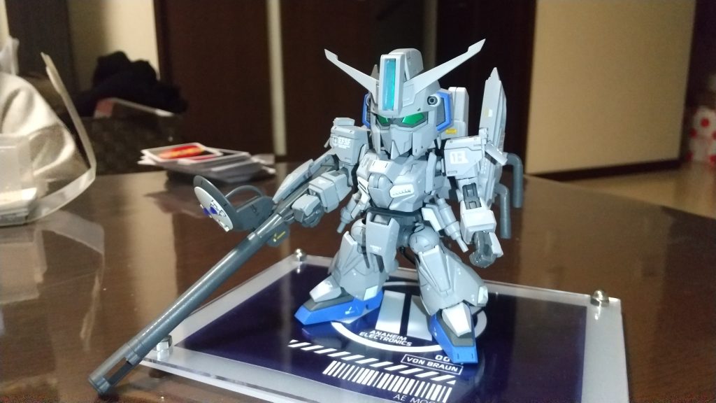 完成直後です。デカールでものすごく時間がかかりました。