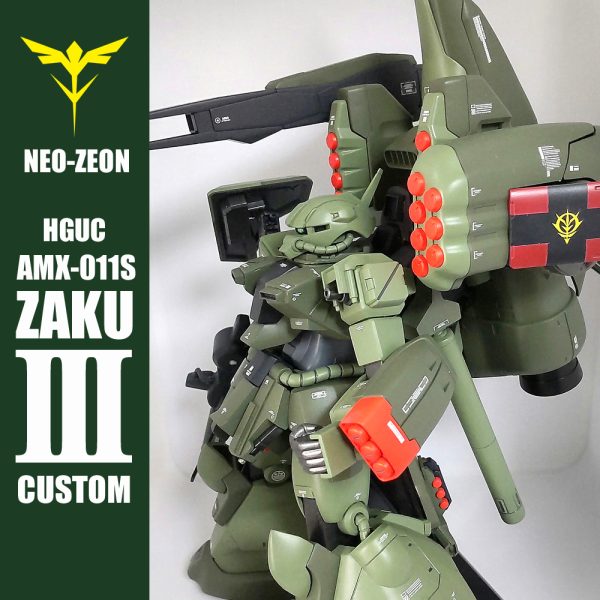 HGUC ズサ ver.ZZ 第一次ネオジオン抗争仕様機 徹底改修 塗装