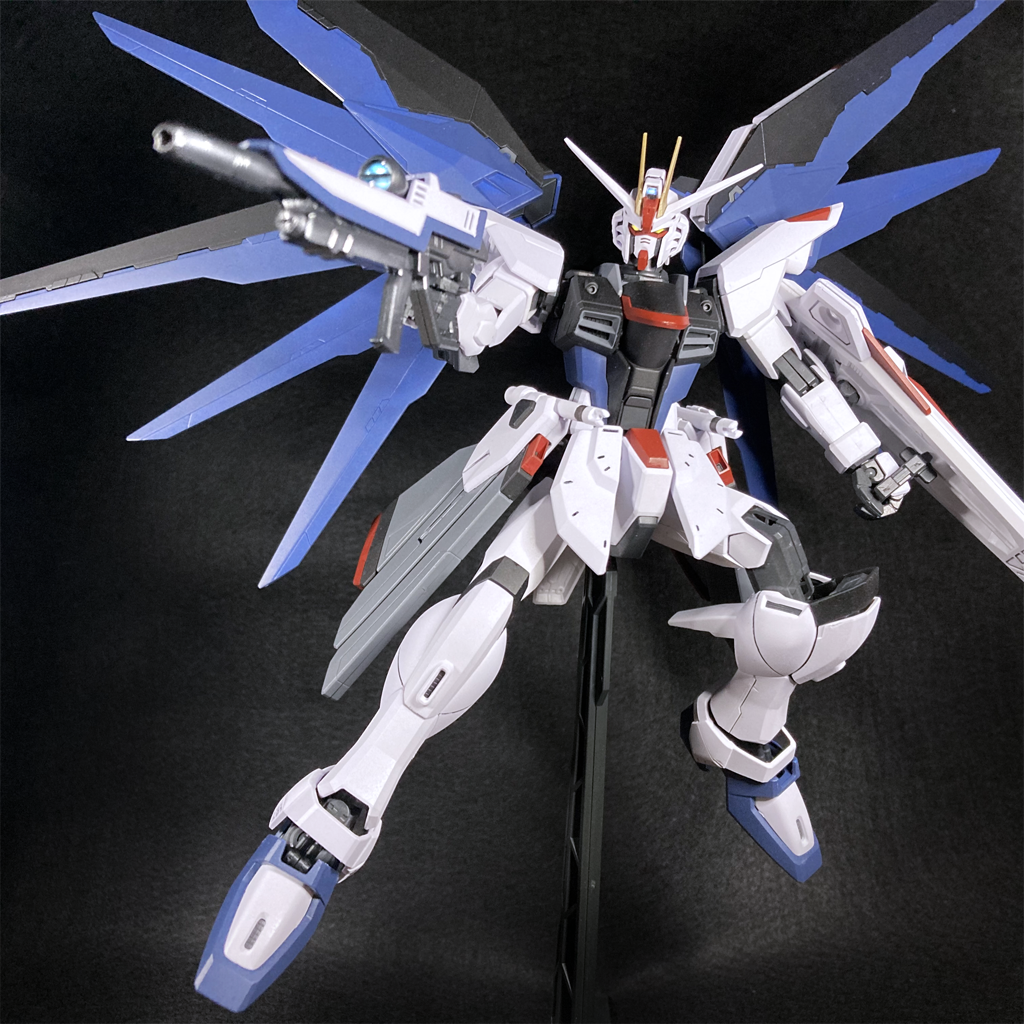 フリーダム 新旧ＭＧミキシング｜月面工廠さんのガンプラ作品｜GUNSTA 