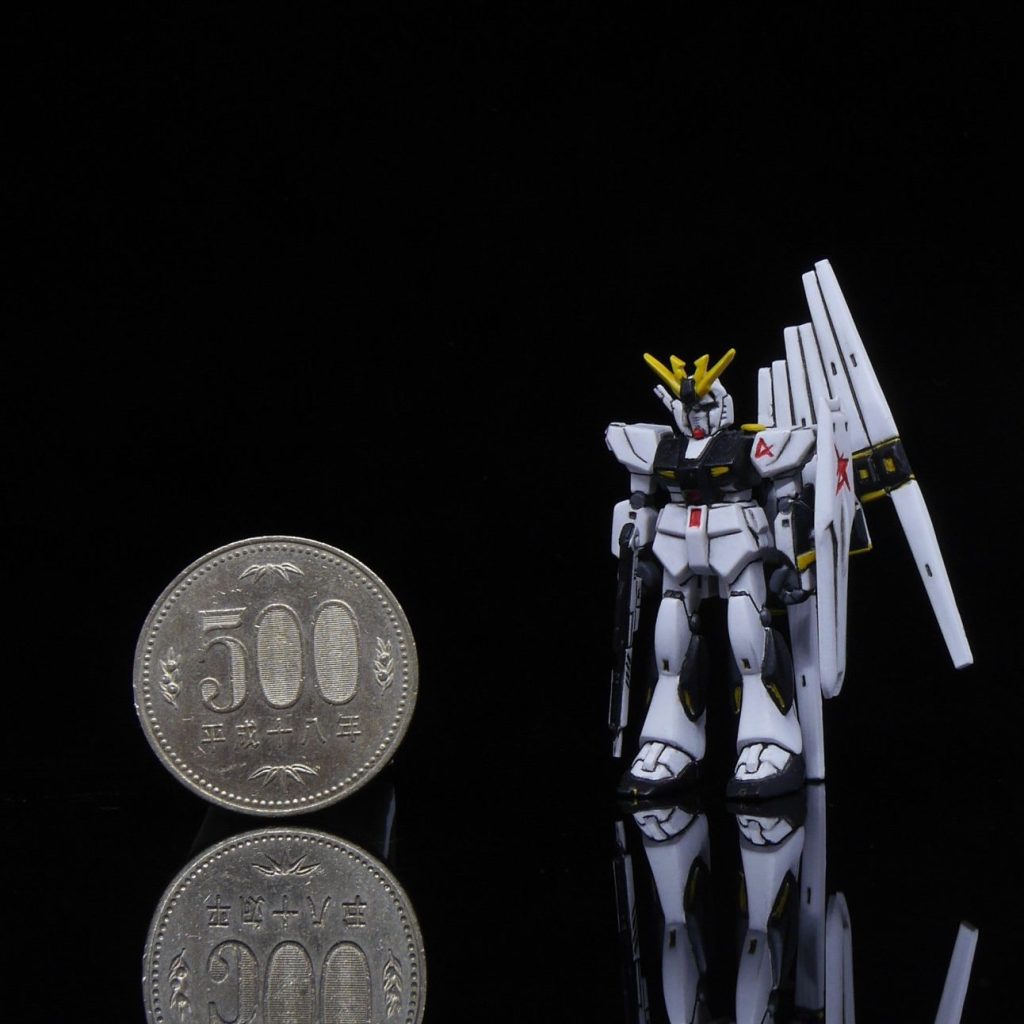 1/550 νガンダム (1/550 NZ-333 α・アジール 附属)｜佐々木 一さんのガンプラ作品｜GUNSTA（ガンスタ）