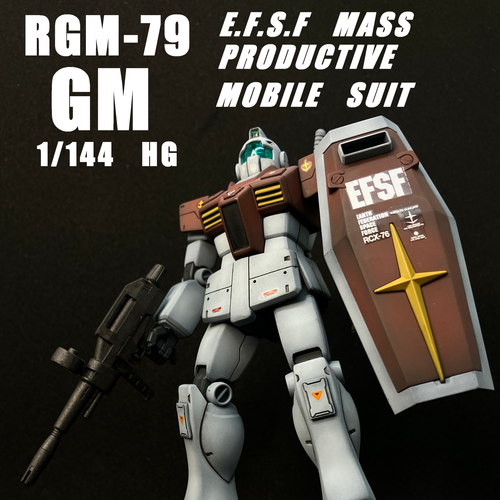 HGUC 1/144 RGM-79 ジム ｜marimikiさんのガンプラ作品｜GUNSTA