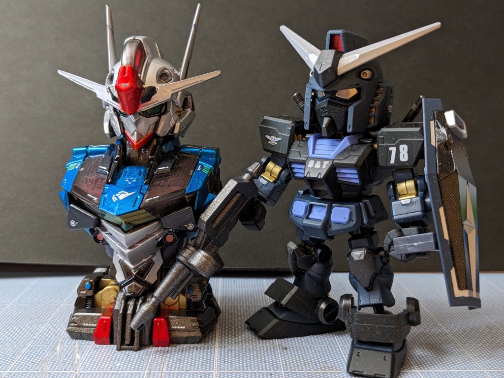 頭のサイズはSDと同じくらいかな?SDのエアリアルと頭変えるのも有りかもしれませんね。持っていませんが…