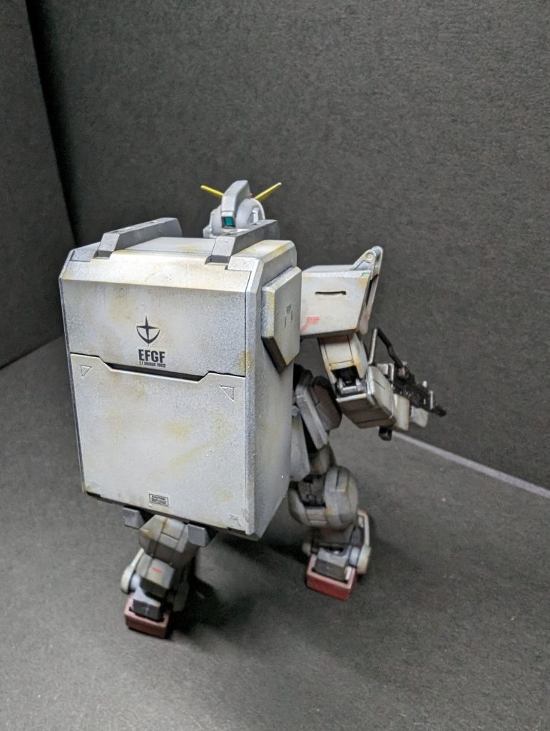 コンテナの汚しはこんな感じ