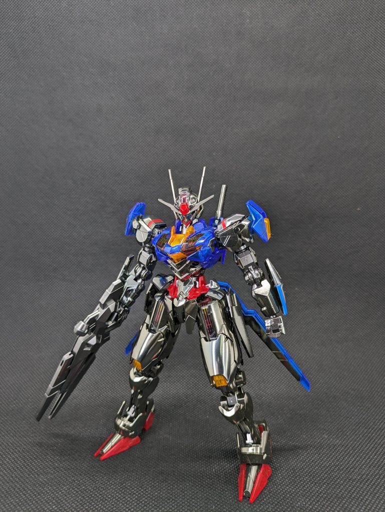 擦れがこわいのでビットオンフォーム固定にしますエアリアルは腿のロールが死んでるのでポーズの幅がせまいですね