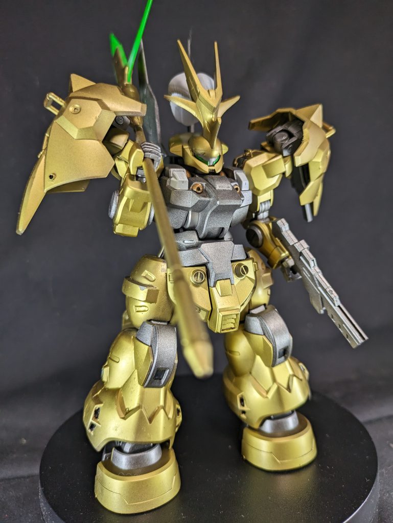 金閣は少しだけパーツを加えています。色はホワイトゴールドを使用しました。