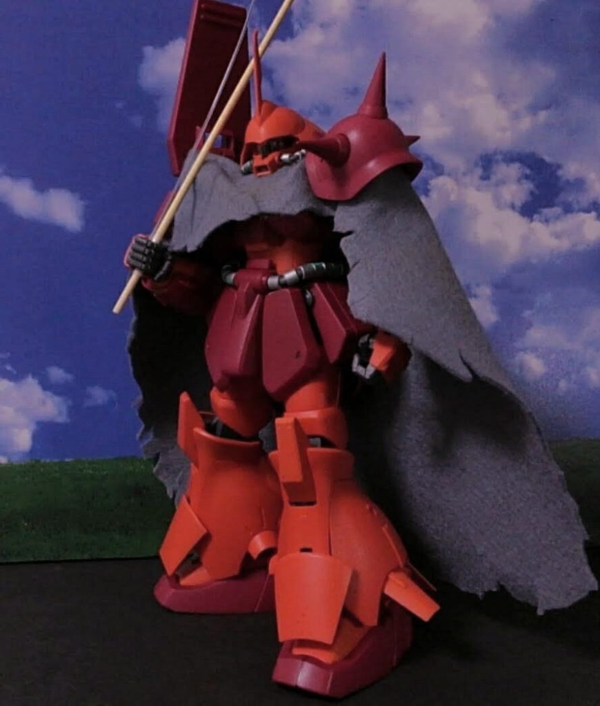 「よう、ダブルゼータ」SD村の川辺で魚釣りを楽しみながら悠々自適のテント暮らしを営むマラサイさん。ダブルゼータくんの分からない事、困った事にちゃんと答えを返してくれる、ふしぎな人です。