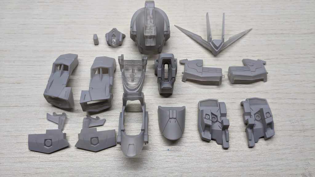 捨てサフからの表面処理と彫り直し