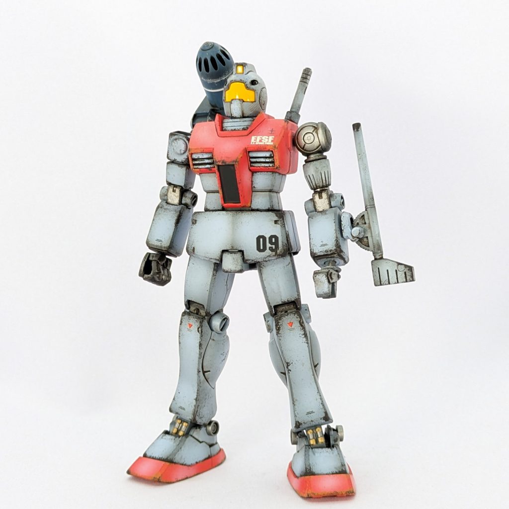 ジム・ライト 装甲を外して軽くなったジム。