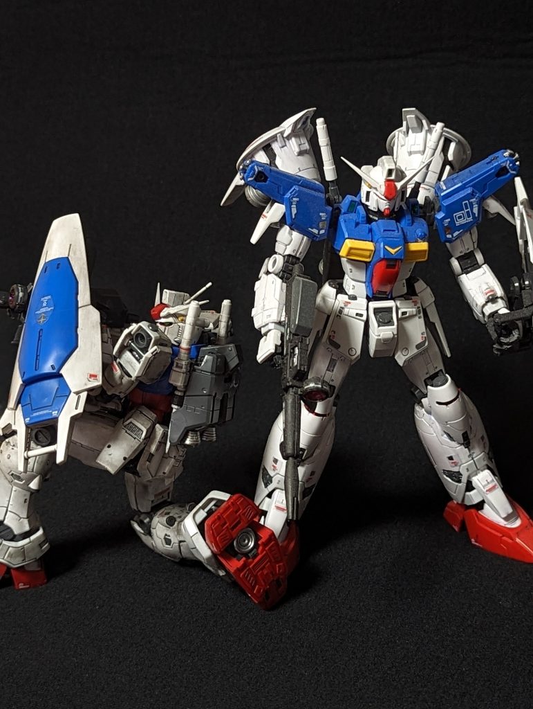 同じRGのGP01fbと並べてみました。