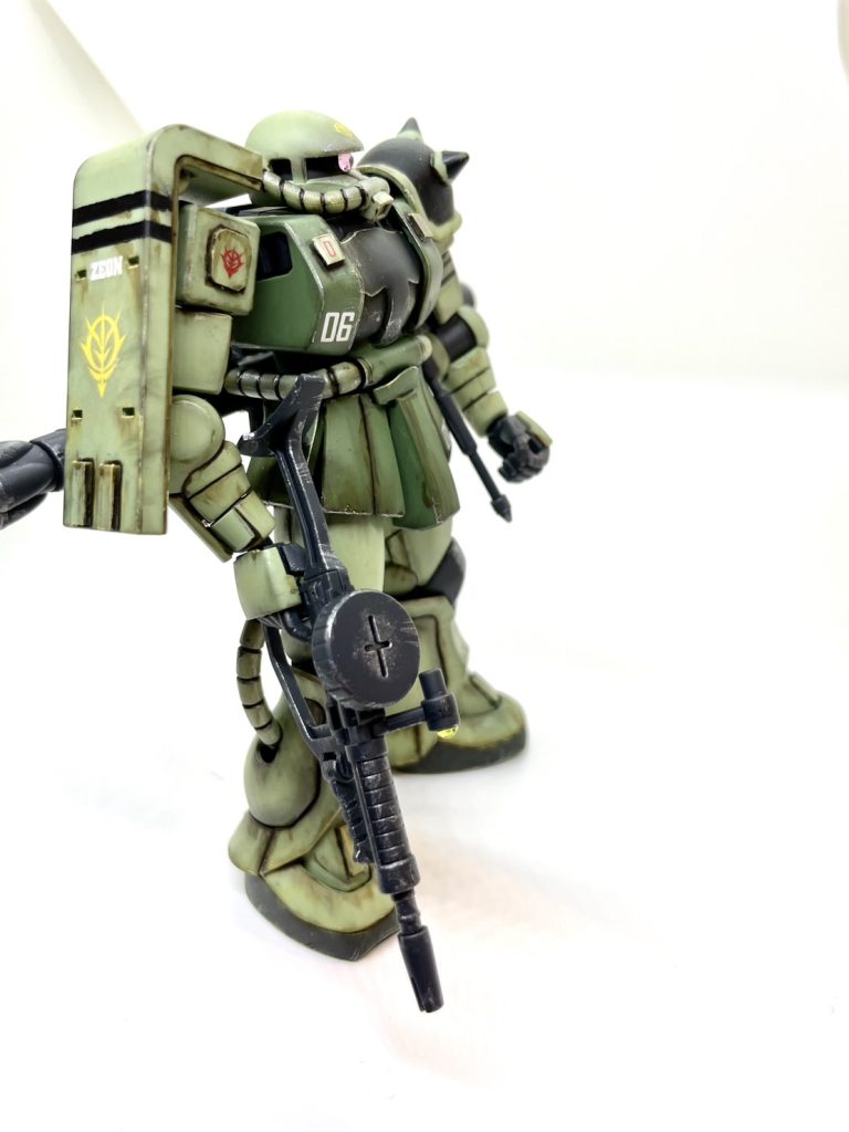 HGUCケン・ビーダーシュタット専用ザクII–6枚目/制作者：レモンサワー