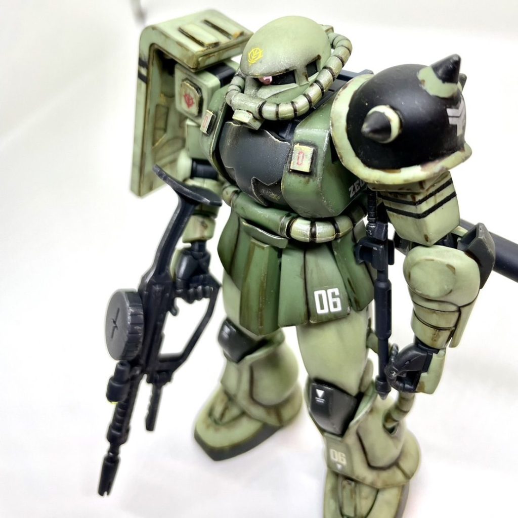 HGUCケン・ビーダーシュタット専用ザクII｜レモンサワーさんのガンプラ