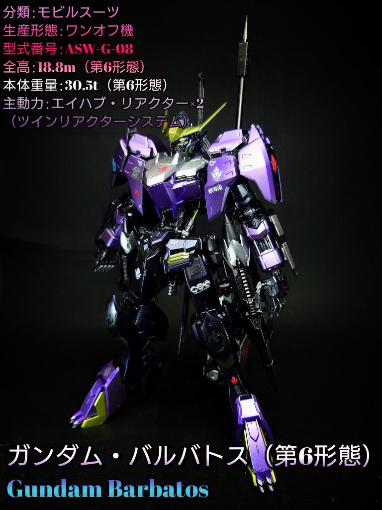 MG ガンダムバルバトス（第6形態）夜間戦闘仕様