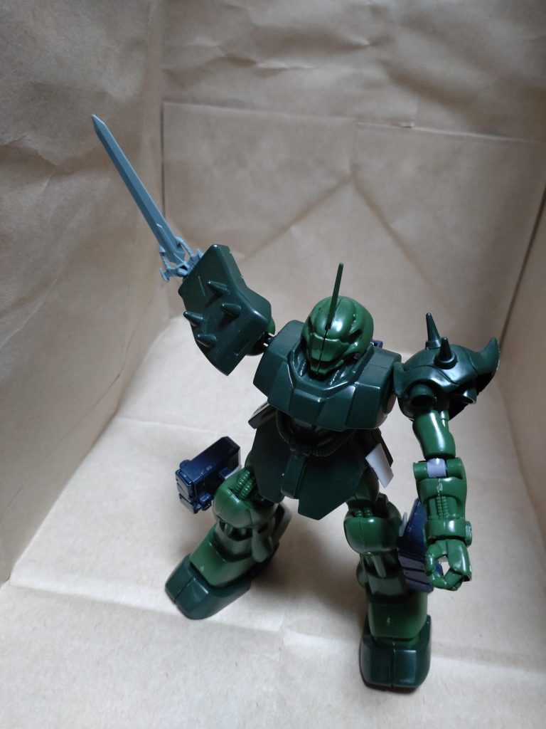 ジェネシス発射後のジンがダガーを一刀両断したシーンより。真似してます。劇場で見たかった〜！