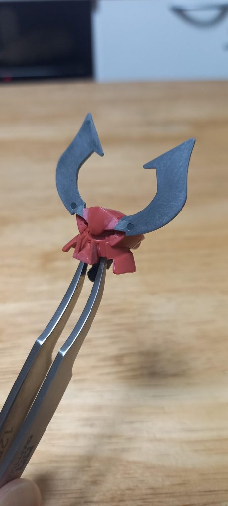 特に頭部はより武者を意識した形にしました💨