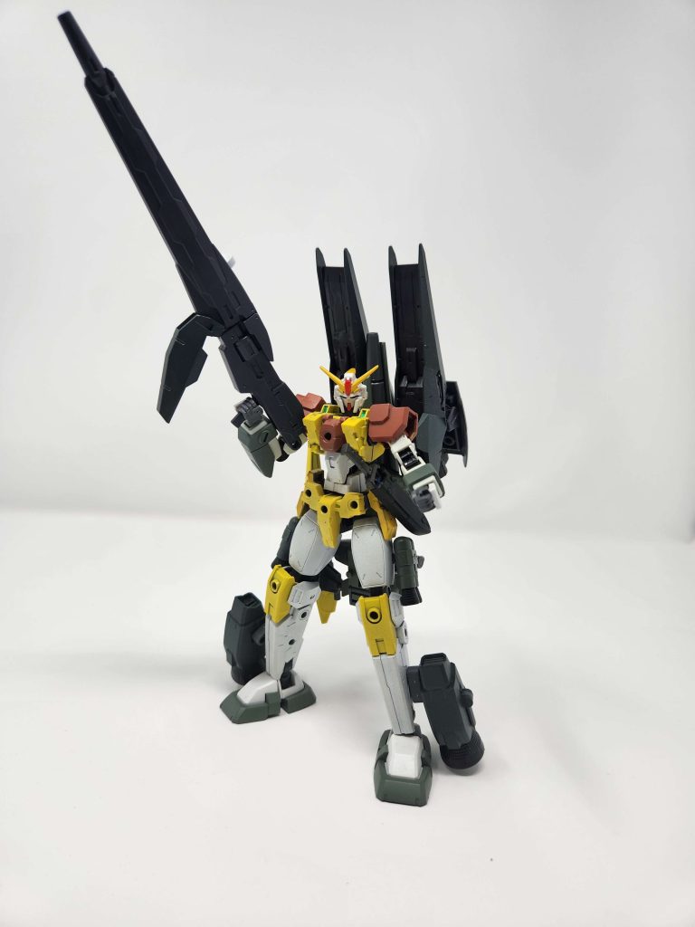 I use mostly 30 MM Espossito body to do the transformation since that's what it does. It has thruster all over its body for top speed performance. The unit is actually ment for to test the speed of each thrusters.