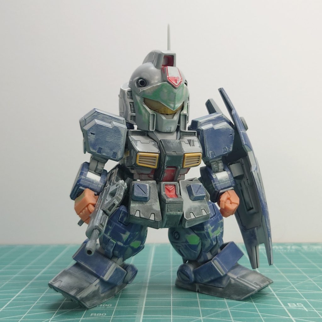 スジ彫りやアフターパーツの使用により情報量を増やして、ディテールアップを行いました。