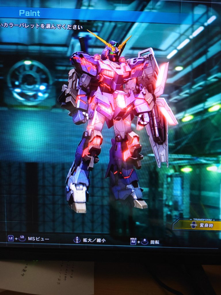 ユニコーンガンダム バトオペマイカラー–4枚目/制作者：えんじゅ