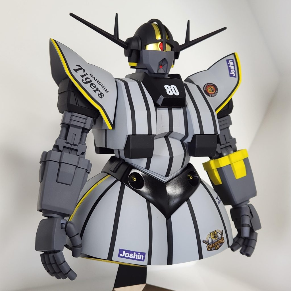 HGジオングにて製作しました。初めて作りましたが組み立て易くボリューム満点のいいキットだと思います。