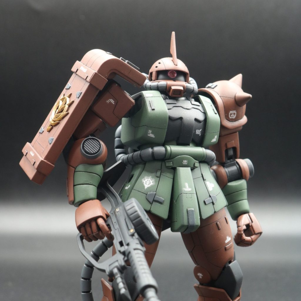 HGUCガルマ専用ザク（リバイブ改修）｜ヒロハルさんのガンプラ