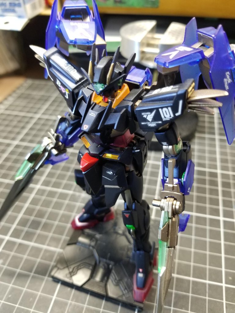 お気に入り俯瞰ショット。私が乗る機体ってことでダーク系でまとめましたが、どう見ても悪役機ですょね？(笑)というわけでして(笑)GUNSTAさんの【悪役機】企画に参加させて頂きます😏