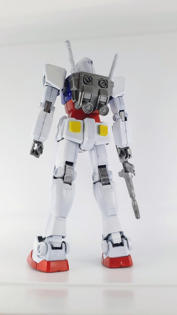 バックショット。関節部が剥げてますね…(失敗)