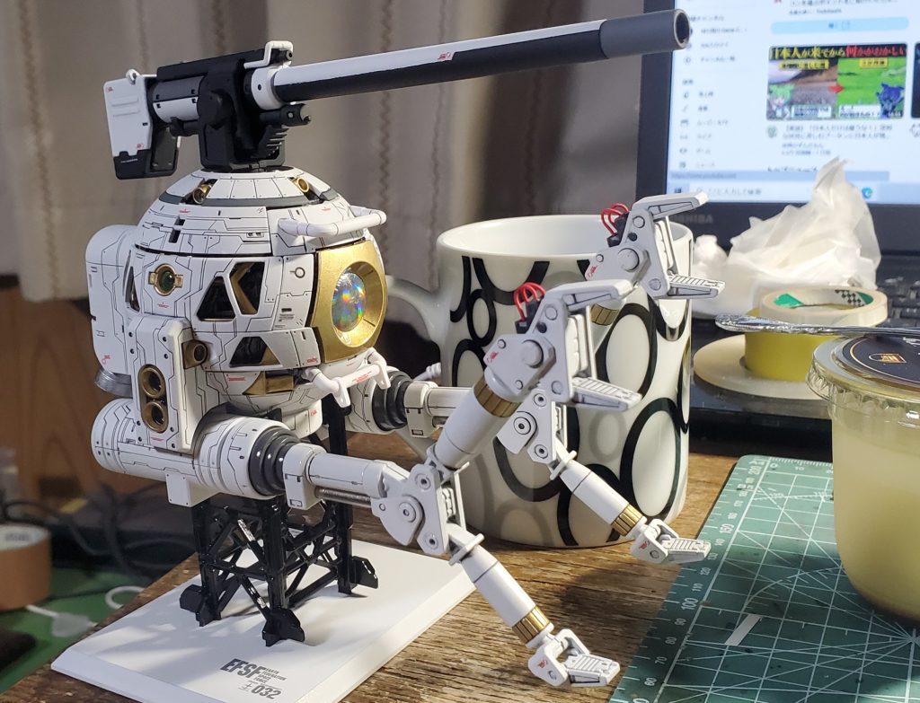 あ~、実際見てたらこの作品かなりいいっすわ~。見るだけで心が癒されますわ~また作りたいな
