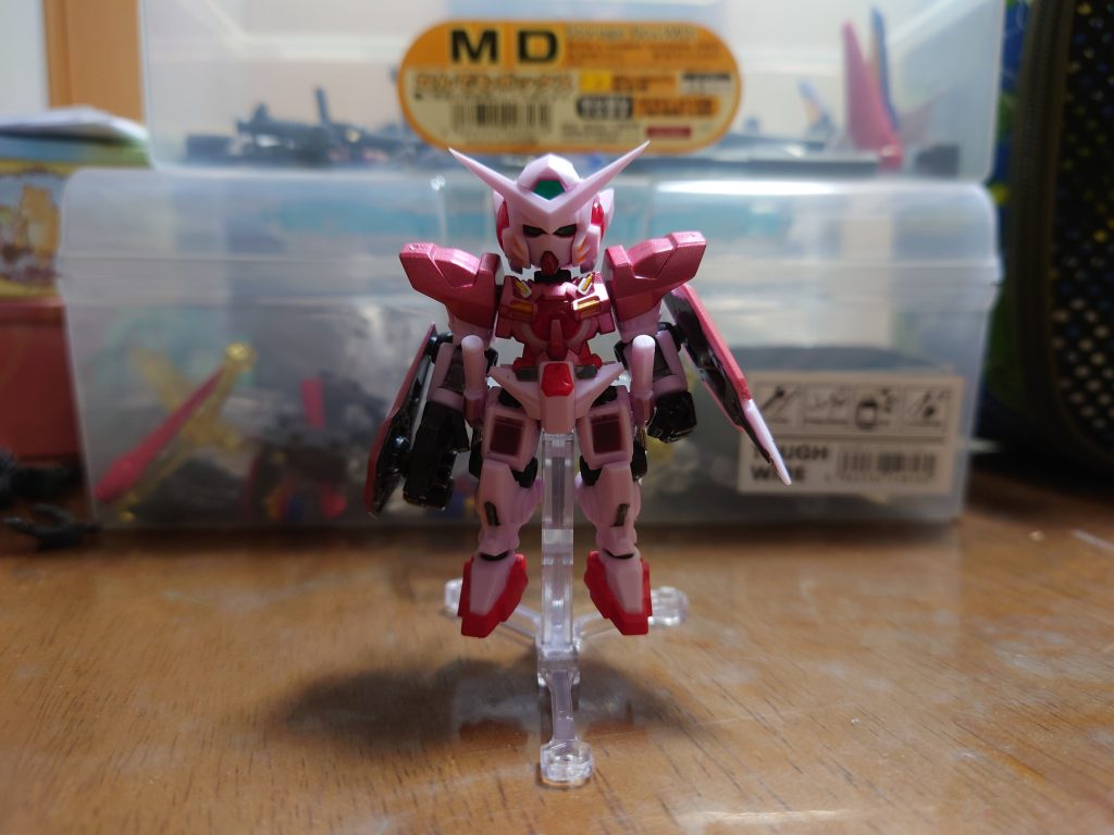 前面です。RG,MG参考に塗装しています。