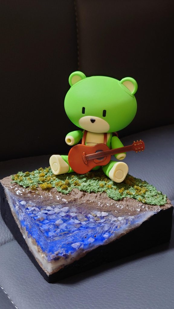 ゼリーの乗ったおしゃれなケーキに見えて来ました。美味しそう（笑）