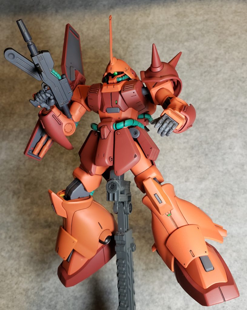 結局あんまり動かなかったモノアイw以上、見ていただいた方々、ありがとうございました。次は年末までに完成させたいから簡単なのをチョイスしたい...何にしよ...